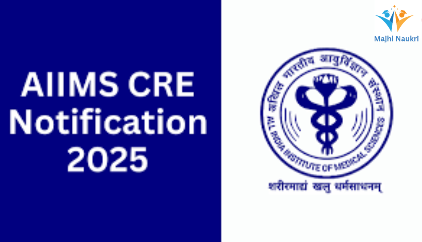 AIIMS CRE Bharti 2025