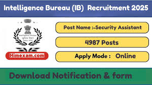 Intelligence Bureau Bharti 2025